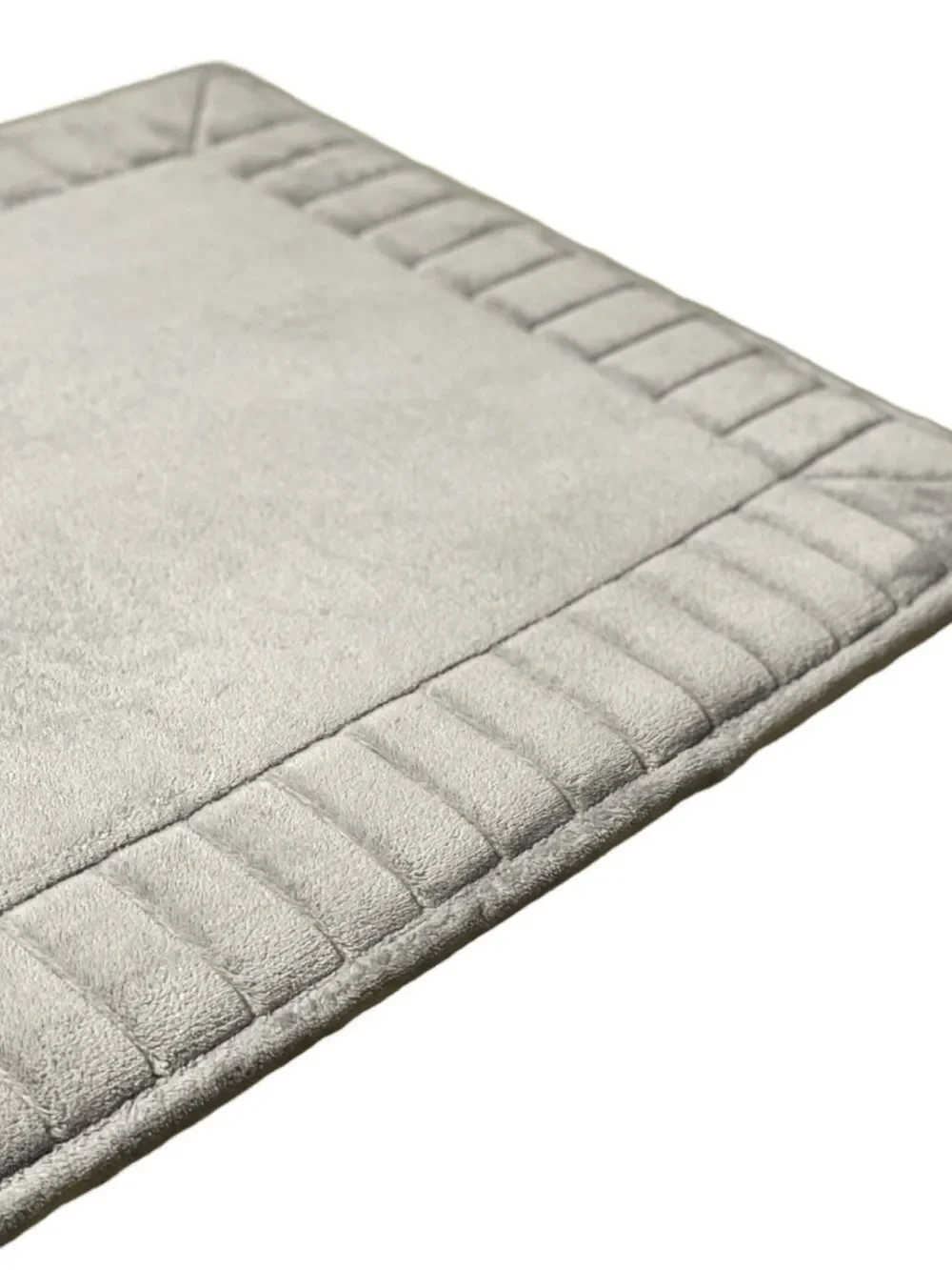 Large Gray Memory Foam Bathmat - Super Soft - (2 ft. X 3 ft.)